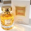 Asten Fallen Angel Karisma, apă de parfum 100 ml, flacon auriu elegant și cutie albă cu detalii aurii.